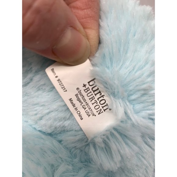 Burton and Burton 13 Inch Sitting Light Blue Soft Bear - Picture 6 of 9